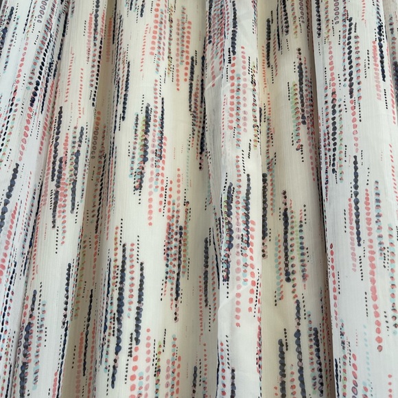 Motherhood Maternity Xl Womens Maxi Flow Photograph V Neck Tie Zip Lined Formal - Picture 7 of 15